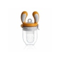 Kidsme Food Feeder bērna ēdināšanas ierīce cietiem produktiem (vidējs), Amber, no 4 mēn.