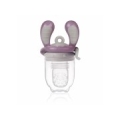 Kidsme Food Feeder bērna ēdināšanas ierīce cietiem produktiem (vidējs), Plum, no 4 mēn.