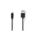 Nedis USB-A vads, 2 m