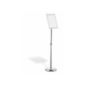 Durable 479823 sign holder/information stand A4 Aluminium, Plastic, Steel Silver