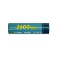 Battery 18650, 3.7V, 1C, 2600mAh