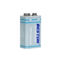 Rechargeable 9V batterry with USB C, 1000mAh, Li-Ion