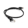 Cable Cat5E UTP, 0.5m, black