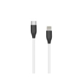 Silicone Cable USB Type C- Lightning, 2m (white)