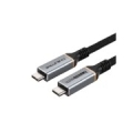 Premium cable USB4, Type C - Type C, 40Gbps, 100W, 20V/ 5A, 8K/ 60HZ, 1m