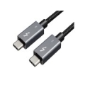 Cable Thunderbolt 3, Type C - Type C, 40Gbps, 100W, 20V/ 5A, 4K/ 60HZ, 1m
