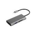 Adapter USB Type-C - 3 x USB 3.0, Type-C PD, HDMI, SD, TF