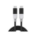 Cable USB-C - USB-C, PD100W, USB4 (black, 3m)