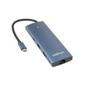 Adapter USB Type-C to HDMI, LAN, 3x USB Type-A, 1x USB Type-C, PD100W, SD+TF