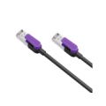 Cable Cat8 S/STP, 0.5m, black