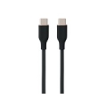 Silicone Cable USB Type-C - Type-C, 60W, (black, 3m)