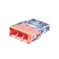 Splicing Connector, 3x 0.5-2.5mm², 24A, 450V, 100pcs