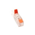 Splicing Connector, Inline with Lever, 1-1, 0.2–4.0mm², 32A, 450V, 100pcs