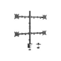 Quad-Monitor 17"-32" Desk Mount