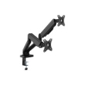 Dual 17"-32" Monitor Spring-Assisted Arm Mount, black