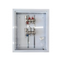Heating Manifold 2 Loops with Thermal Actuators NC AC230V and Flow Meters