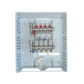 Heating Manifold 4 Loops with Thermal Actuators NC AC230V and Flow Meters