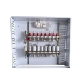 Heating Manifold 8 Loops with Thermal Actuators NC AC230V and Flow Meters