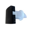 Recuperator for thin Wall, Single-Room upto 46m2, with CO2 Sensor, Wi-Fi, Tuya, black