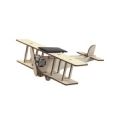 Solar Powered Toy "Biplane Flying Star"