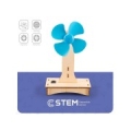 Wooden Assembly Kit Electric Fan, STEM Educational Toy