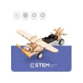 Wooden Assembly Kit Single-Propeller Aircraft, STEM Educational Toy