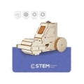 Wooden Assembly Kit Electric Road Roller, STEM Educational Toy