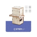 Wooden Assembly Kit Coin Swallowing Robot, STEM Educational Toy