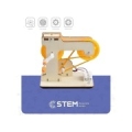 Wooden Assembly Kit Hand-Crank Power Generator, STEM Educational Toy