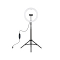 LED Ring Lamp 30cm with Tripod Mount Up To 1.65m, phone clamp, USB