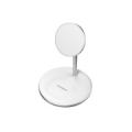 Magnetic Wireless Charger with Stand CHOETECH, 2in1, 15W, white