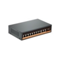 PoE switch 8x100Mbps PoE + 2x Gigabit UPLINK, 120W