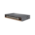 PoE 24ch switch 18x100Mbps PoE+6x Gigabit PoE+2x Gigabit UPLINK, 400W, SFP