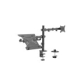 17"-32" Monitor Arm with 10”-15.6” Laptop Tray