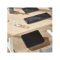 Maclean MC-460 Ergonomic Footrest Leg Foot Rest Infinitely Adjustable Angle Under Desk Removable Cushion Cushioned