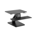 Maclean Desktop Stand for Keyboard, Monitor or Laptop, Gas Spring, Standing Up, Black, MC-882