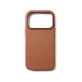 Mujjo Full Leather Case MagSafe Case for iPhone 17 Pro Brown