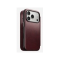 Nomad Modern Leather Folio mobile phone case 16 cm (6.3") Burgundy