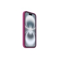 Silicone Apple iPhone16 Case w/ MagSafe - Fuchsia