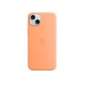 Apple iPhone 15 Plus Silicone Case with MagSafe - Orange Sorbet