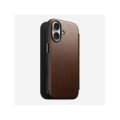 Nomad NM014209858 mobile phone case 16 cm (6.3") Folio Brown