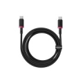 Baseus Dura Type C to Type C 100 W fast charging cable 2 m Black, Red
