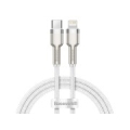 USB-C cable to Lightning Baseus Cafule, White, Power Delivery, 20W, 1m (white)