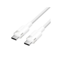 Vention USB-C to C cable, braided, 3A, 480Mbps, 60W, 2m, WH