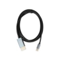 iBox ITVCDP4K video cable adapter 1.8 m USB Type-C DisplayPort Black
