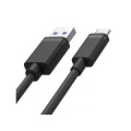 UNITEK USB CABLE USB-A — USB-C 25CM, Y-C480BK