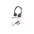 Poly Blackwire 3325 Stereo USB-C + 3.5mm + USB C/A-Adapter