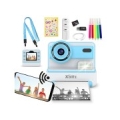 FLASH BLUE INSTANT CAMERA WITH THERMAL PRINTER FOR CHILDREN