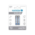 Rechargeable batteries everActive Ni-MH R03 AAA 800 mAh Silver Line - 2 pieces