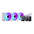 PHANTEKS Glacier One 360M25 LCD AiO-Wasserkühlung, 6-Zoll-Display - 360mm, weiß